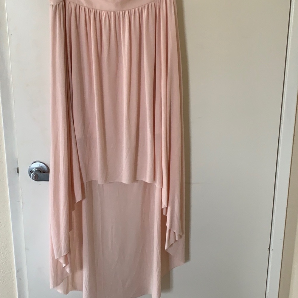 Pretty pink high low skirt. Tags still on.